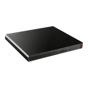 バッファロー(BUFFALO) DVSM-PLV8U2-BKB(ブラック) USB2.0対応 ポータブルDVD 書込ソフト添付｜ECカレント