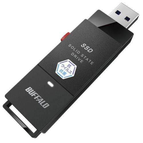 バッファロー(BUFFALO) SSD-PUTVB250U3-B 3.2 Gen 1 対応 抗ウイル...