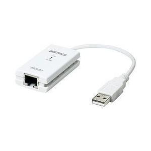 バッファロー(BUFFALO) LUA3-U2-ATX 10/100M USB2.0対応 LANアダプター Wii&MacBookAir対応｜eccurrent