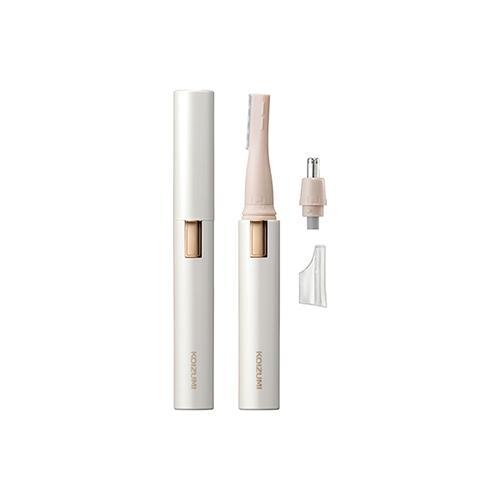 コイズミ(KOIZUMI) KLC-0860-W ホワイト 乾電池式 フェイスシェーバー&amp;ノーズケア