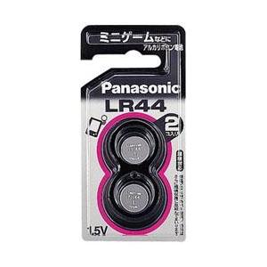 パナソニック(Panasonic) LR44/2P アルカリボタン電池 1.5V 2個