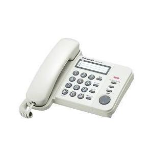 パナソニック(Panasonic) VE-F04-W ホワイト 電話機 子機なし