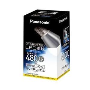 パナソニック(Panasonic) LDA6DE17BH LED電球 昼光色 E17口金 小形電球タイプ EVERLEDS｜eccurrent