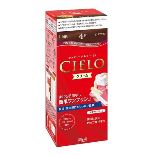 ホーユー シエロ ヘアカラーEX クリーム 4P ピュアブラウン