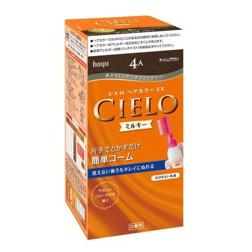 ホーユー シエロ ヘアカラーEX ミルキー 4A アッシュブラウン