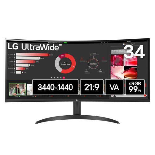LGエレクトロニクス(LG) 34WR50QK-B LG UltraWide 34型 UWQHDウル...