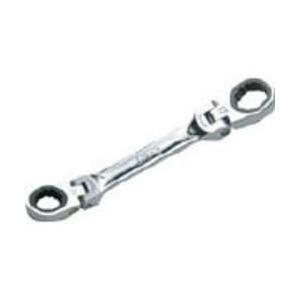 京都機械工具 MR1S-1618F ショートラチェットめがねレンチ 両頭首振りタイプ 16X18mm