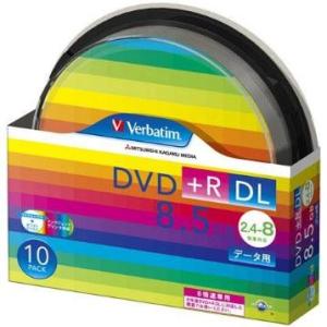 Verbatim(バーベイタム) DTR85HP10SV1 データ用 DVD+R DL 8.5GB 1回記録 プリンタブル 8倍速 10枚｜eccurrent