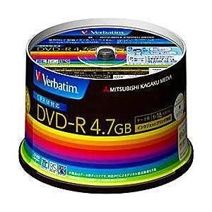 Verbatim(バーベイタム) DHR47JDP50V3 データ用DVD-R 4.7GB 1回記録 プリンタブル 16倍速 50枚｜eccurrent