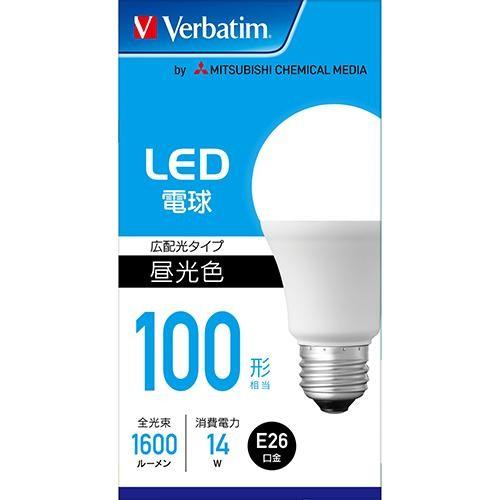 三菱ケミカルメディア LDA14D-G/LCV2 LED電球 広配光 昼光色 E26口金 100W形...