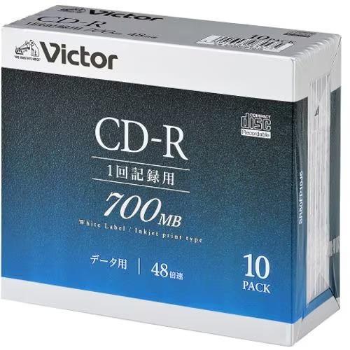ビクター(Victor) SR80FP10J5 Victor パソコン用 48倍速 CD-R 10枚...