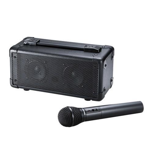 【長期保証付】サンワサプライ MM-SPAMP4 拡声器スピーカー ワイヤレスマイク付