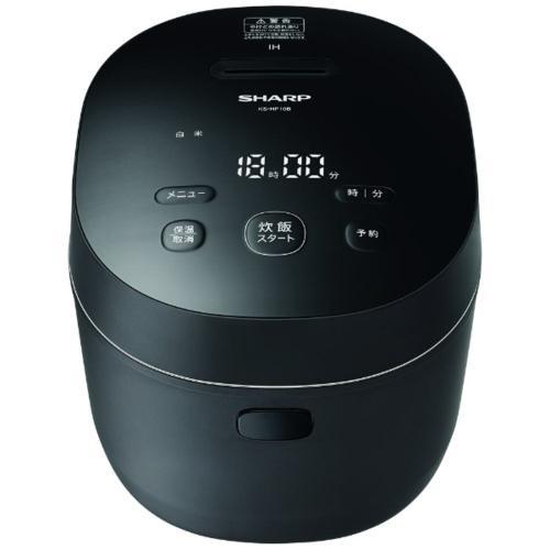 【長期保証付】シャープ(SHARP) KS-HF10B-B ブラック 炊飯器 PLAINLY 5.5...