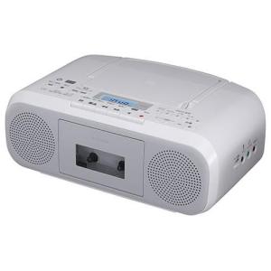 【長期保証付】東芝(TOSHIBA) TY-CDS8-H(グレー) CDラジオカセットレコーダー ワイドFM対応｜eccurrent