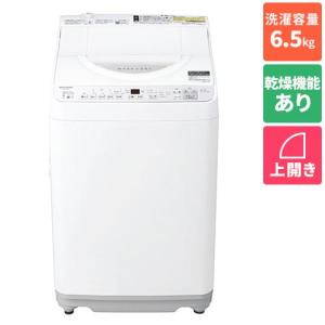 【標準設置料金込】【長期保証付】洗濯機 縦型洗濯機 乾燥機能付き6.5kg シャープ ES-TX6H-W ホワイト系 上開き 洗濯6.5kg/乾燥3.5kg｜eccurrent