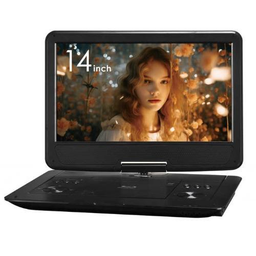 【長期保証付】GREEN HOUSE グリーンハウス GH-PBD14B-BK ブラック 14型 ポ...