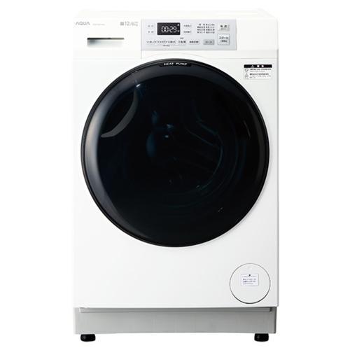 【標準設置料金込】【長期保証付】アクア(AQUA) AQW-SD12A-R-W ホワイト まっ直ぐド...