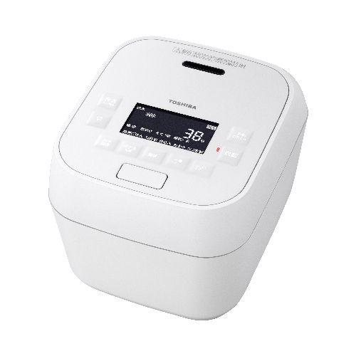 【長期保証付】東芝(TOSHIBA) RC-6MGX-W グランホワイト 炎匠炊き 真空ＩＨ炊飯器 ...