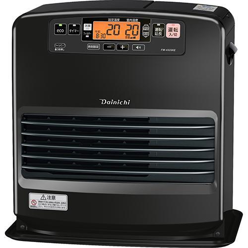 【長期保証付】ダイニチ FW-4325KEK チャコールブラック 石油ファンヒーター　木造11畳　コ...