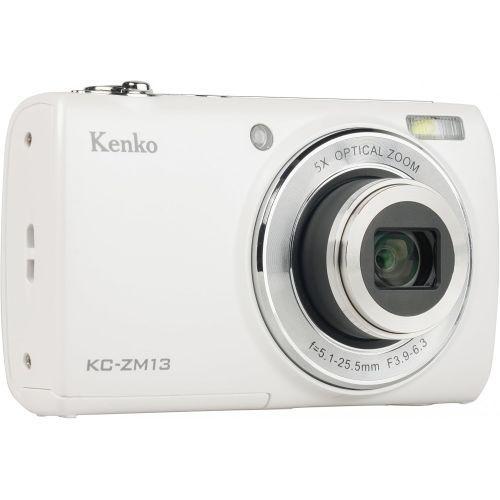 【長期保証付】ケンコー(Kenko) KC-ZM13-WH ホワイト 1600万画素コンパクトデジタ...
