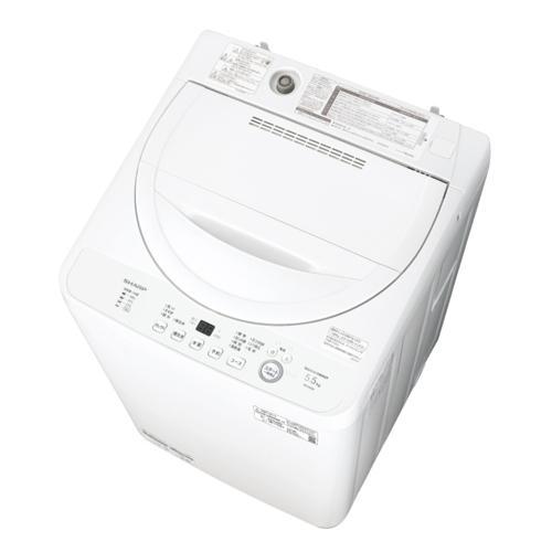 【設置＋長期保証】シャープ(SHARP) ES-GE5K-W ホワイト系 全自動洗濯機