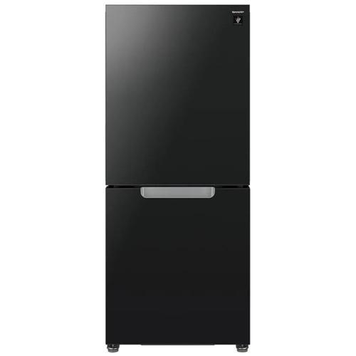 【長期保証付】シャープ(SHARP) SJ-GD15R-B ピュアブラック PLAINLY 2ドア ...