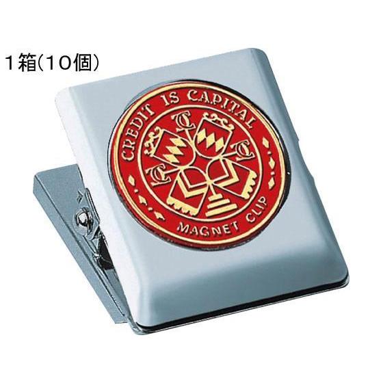 コクヨ マグネットクリップ 大 赤 10個[代引不可]