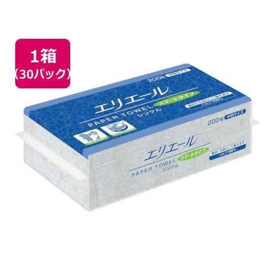 大王製紙 エリエール ペーパータオルスマート 中判 200枚×30パック[代引不可]