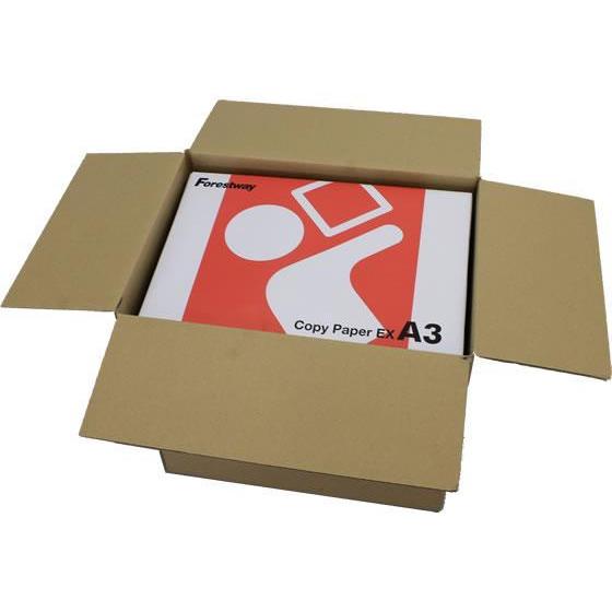 その他 宅配用段ボール箱 A3 L 120サイズ 450×330×410mm 20枚[代引不可]