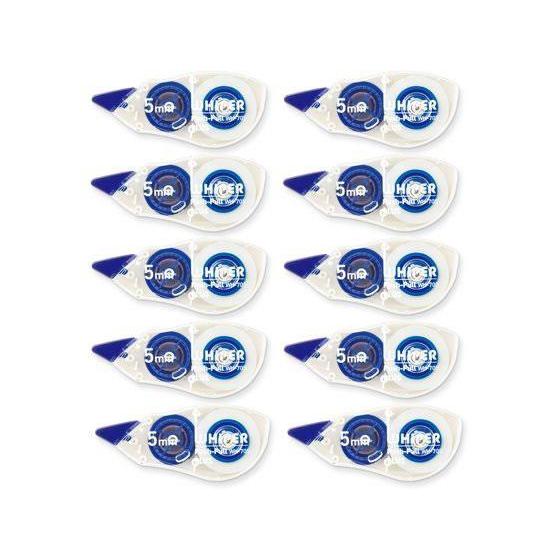 プラス ホワイパープッシュプル 5mm ブルー 10個[代引不可]