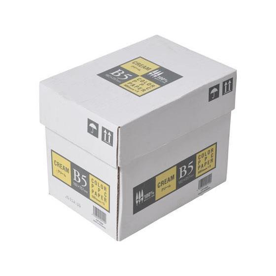 APP カラーコピー用紙 クリーム B5 500枚×5冊[代引不可]