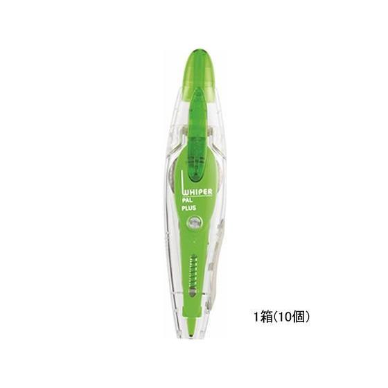 プラス 修正テープ ホワイパーパル 4.2mm グリーン WH-034 10個[代引不可]