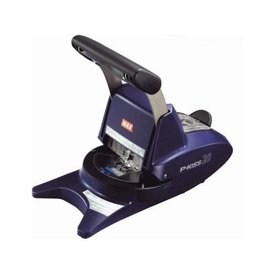 マックス 紙針ホッチキス P-KISS20 ネイビー PH-20DS/NB[代引不可]