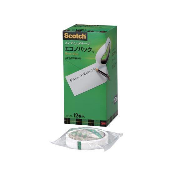 3M(スリーエム) スコッチ メンディングテープ エコノパック 幅18mm 12巻入