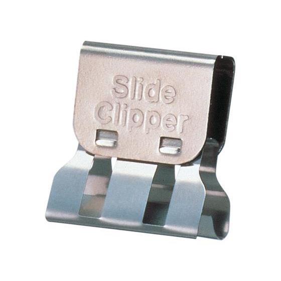 オート スライドクリッパー Lシルバー 50個入[代引不可]