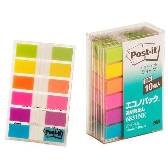 3M(スリーエム) ポスト・イット ジョーブ透明見出し エコノパック