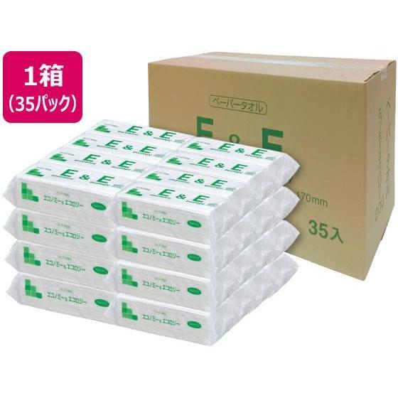 太洋紙業 ペーパータオルE&amp;E 200枚×35パック[代引不可]