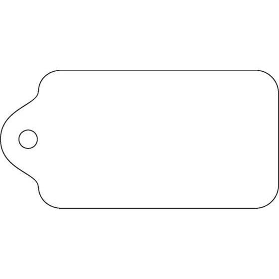 シモジマ 小物用提げ札 No23 白無地 綿糸付 1000枚[代引不可]