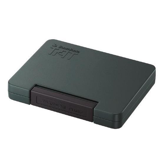 シヤチハタ 強着スタンプ台タート プラスチック用 中形 黒[代引不可]