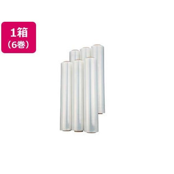 その他 ストレッチフィルム 15ミクロン 幅500mm×長さ300m 3インチ 6巻[代引不可]