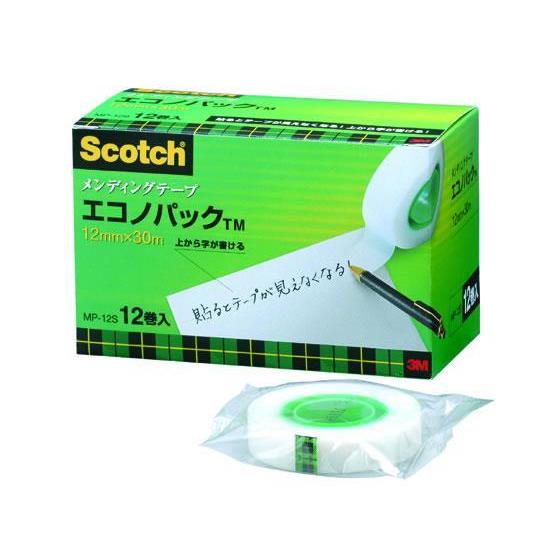 3M スコッチ メンディングテープ エコノパック 幅12mm 12巻入[代引不可]
