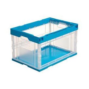 セキスイ 折りたたみコンテナ窓開き50L フタなし 5個[代引不可]