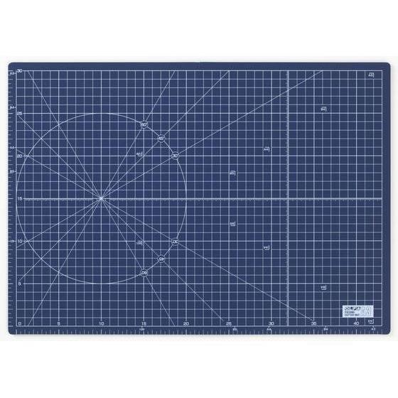 オルファ ふたつ折りカッターマット A3 ネイビー[代引不可]