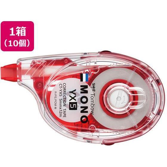 トンボ鉛筆 修正テープ モノ YX5 10個[代引不可]