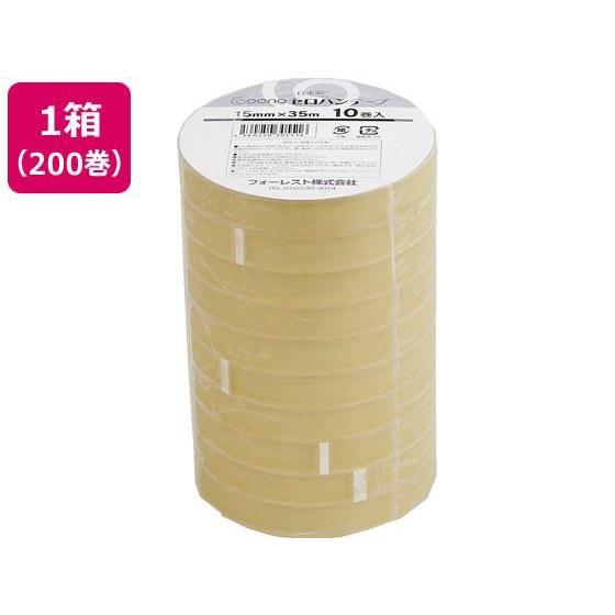 Ｇｏｏｎｏ セロハンテープ 15mm×35m 200巻[代引不可]