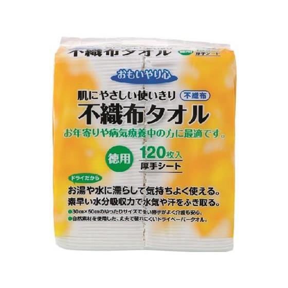 その他 不織布タオル 120枚入[代引不可]