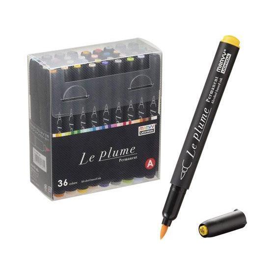 マービー ルプルーム 基本36色セット 黒軸[代引不可]