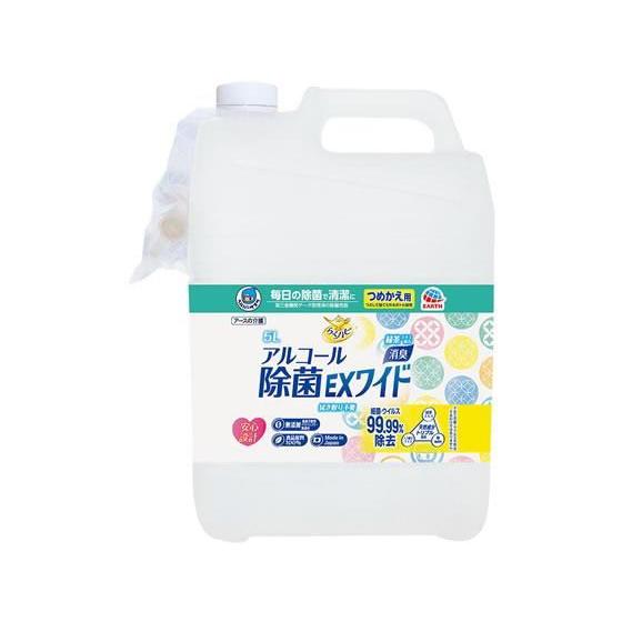 アース製薬 ヘルパータスケ らくハピ アルコール除菌 替 5L[代引不可]