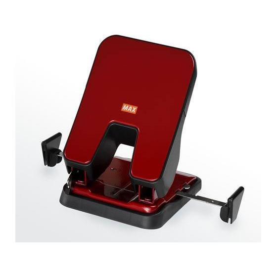 マックス 2穴パンチ 50枚対応 レッド DP-50T/R[代引不可]