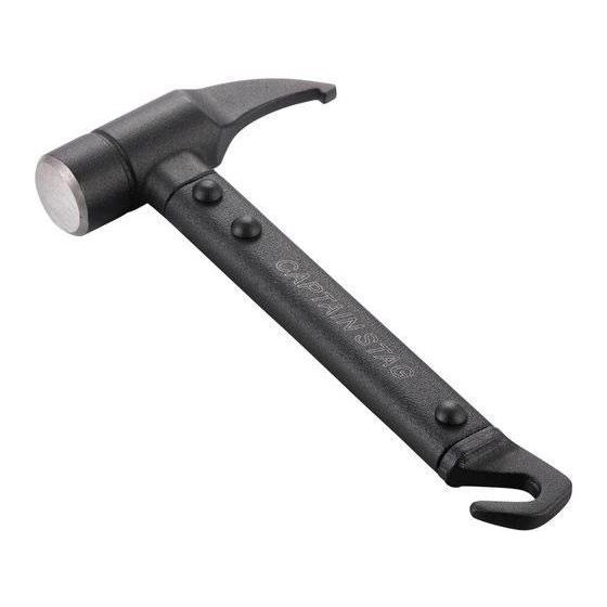 キャプテンスタッグ ソリッド アルミペグ抜きショートハンマー[代引不可]